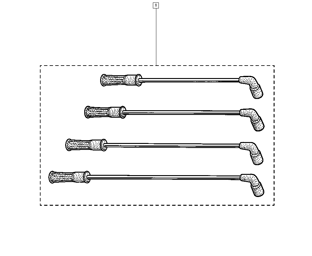 RENAULT 7 700 273 226 - Plug leads autospares.lv