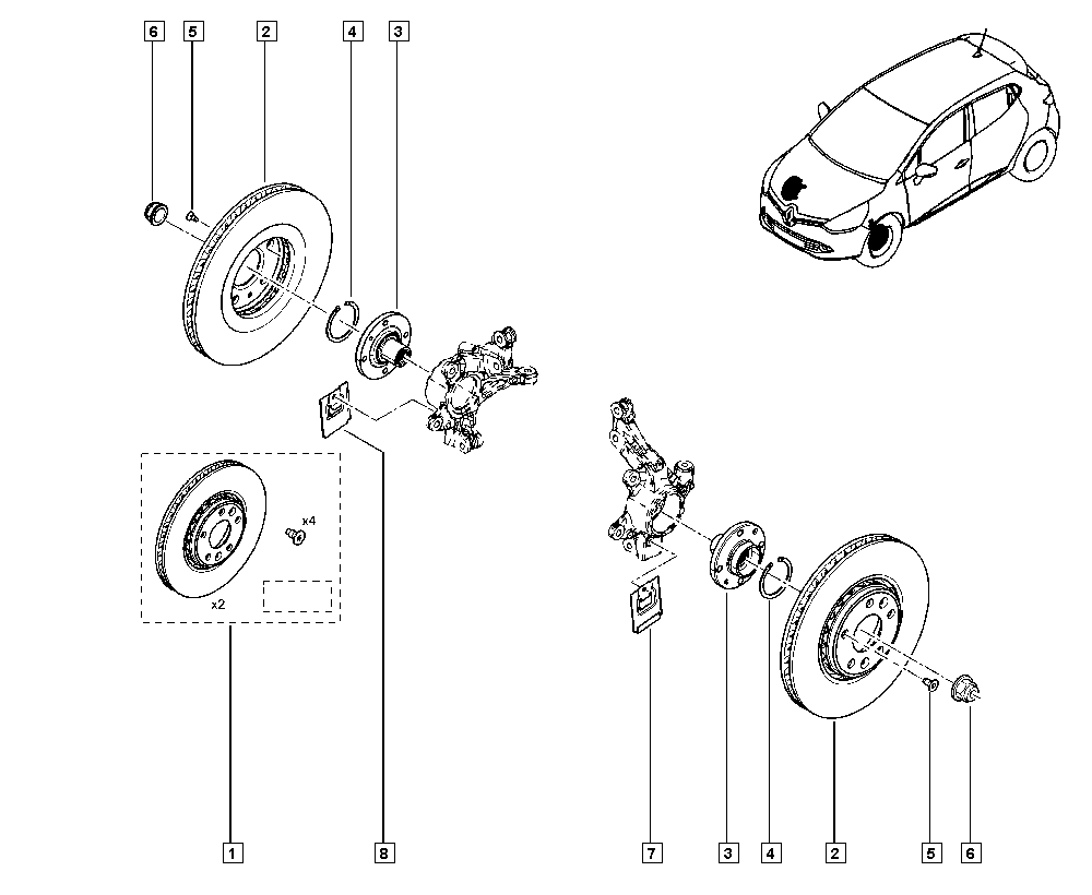 NISSAN 4020 641 55R - Brake Disc autospares.lv