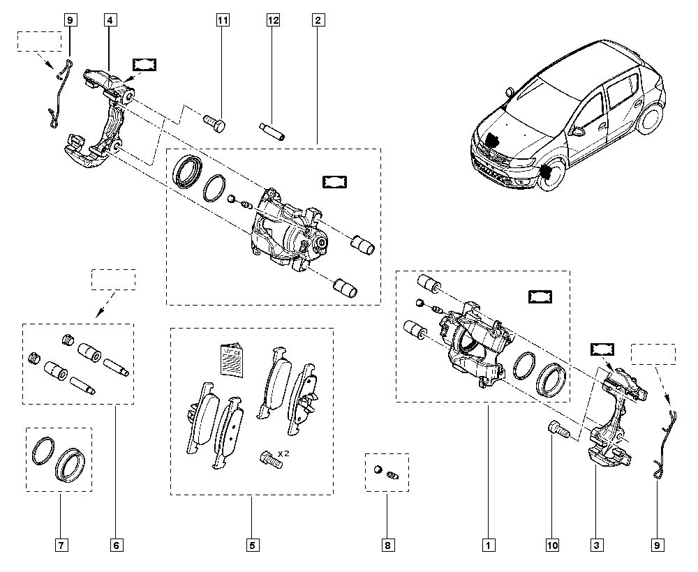 DACIA 410016069R - Brake Caliper autospares.lv