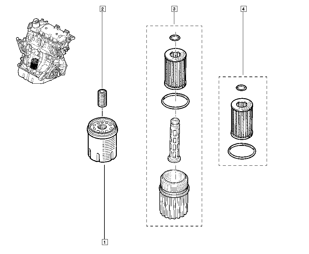 Proton 8200257642 - Oil filter autospares.lv