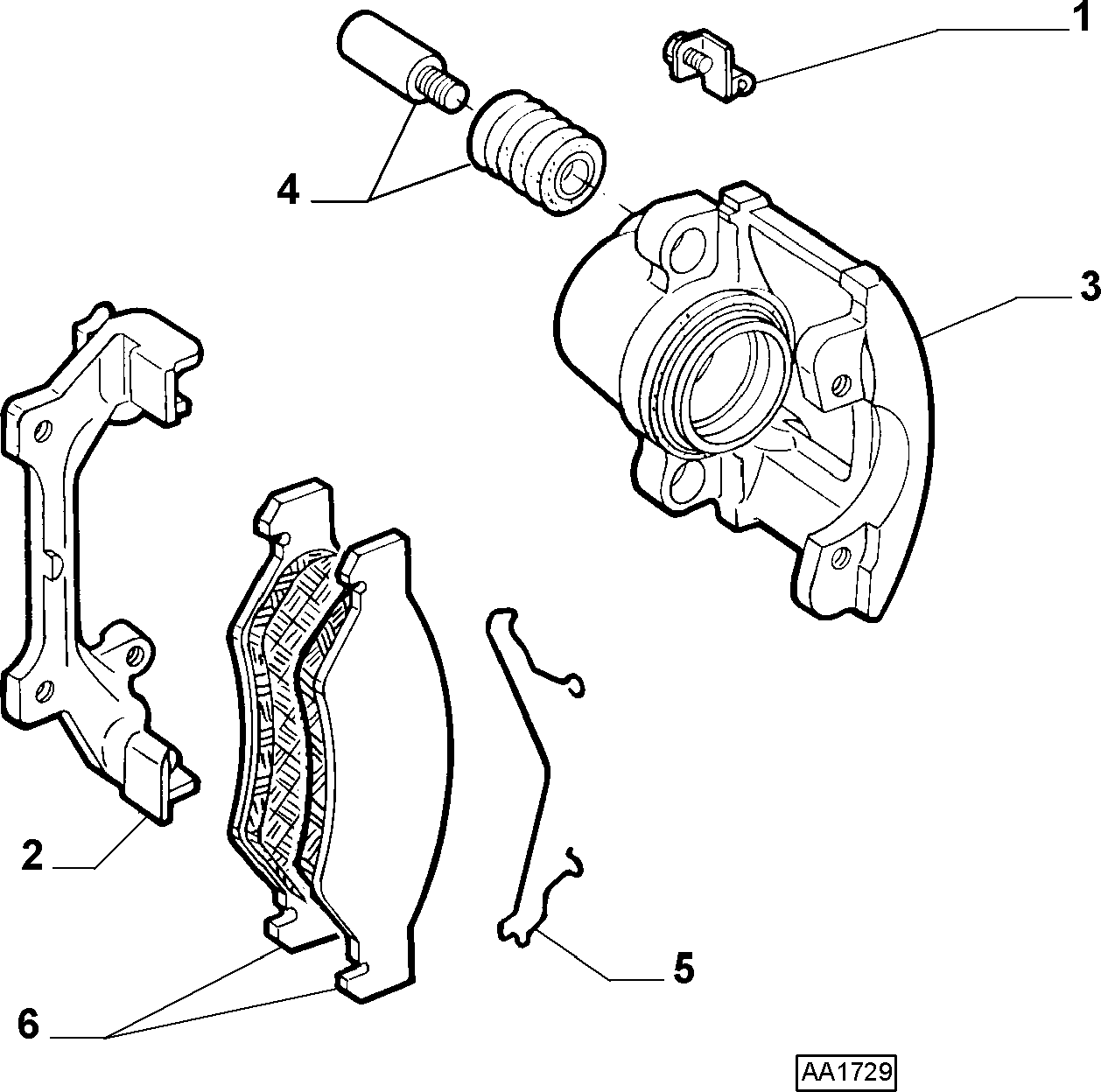 Alfa Romeo 77362229 - Brake Pad Set, disc brake autospares.lv