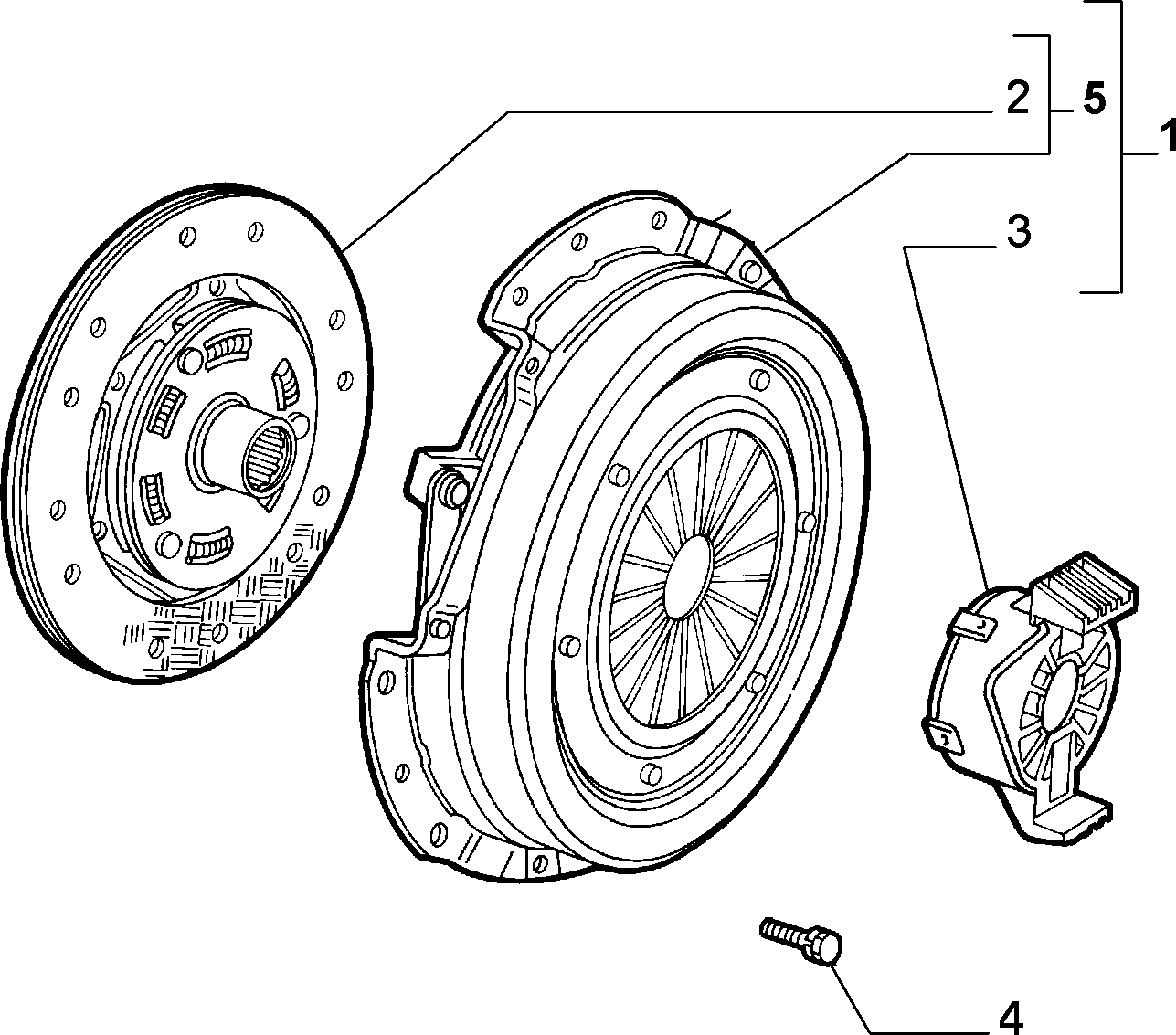 FIAT 46738852 - Clutch (var.: 1/rev.: 0): 01 pcs. autospares.lv