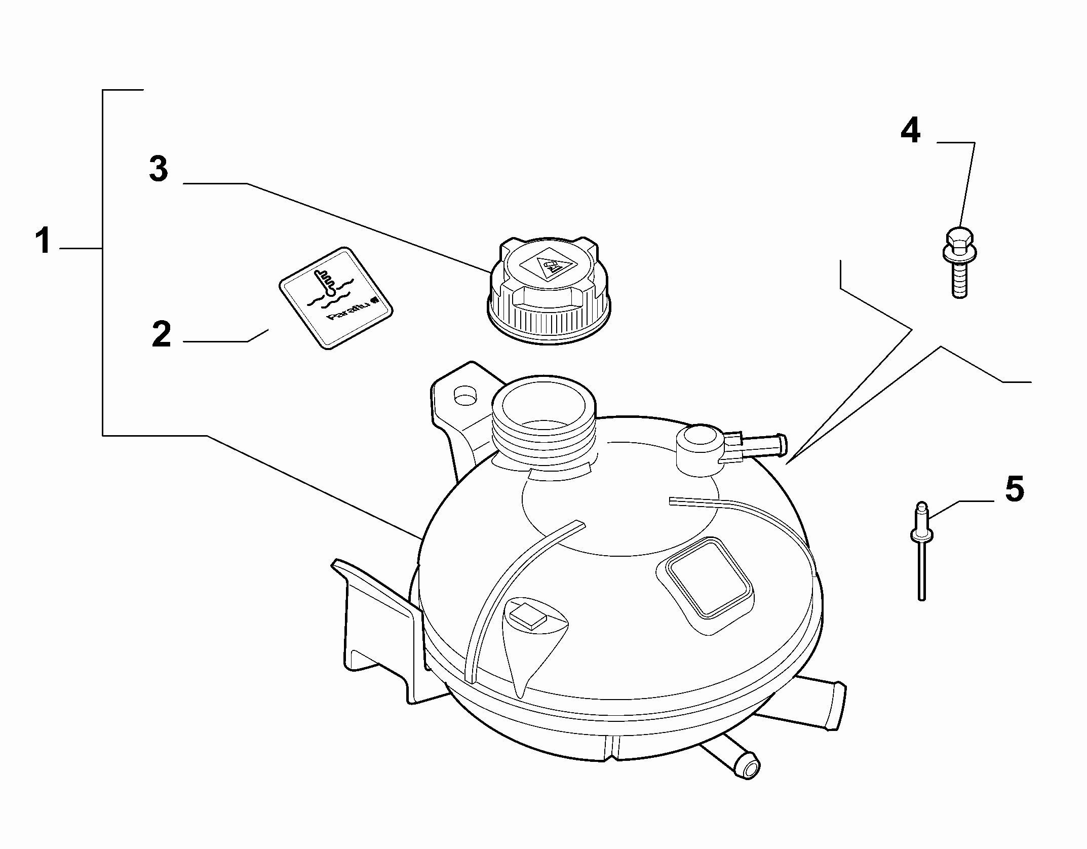 FIAT 46799364 - Fuel tank expansion (var.: 1/rev.: 0): 1 pcs. autospares.lv