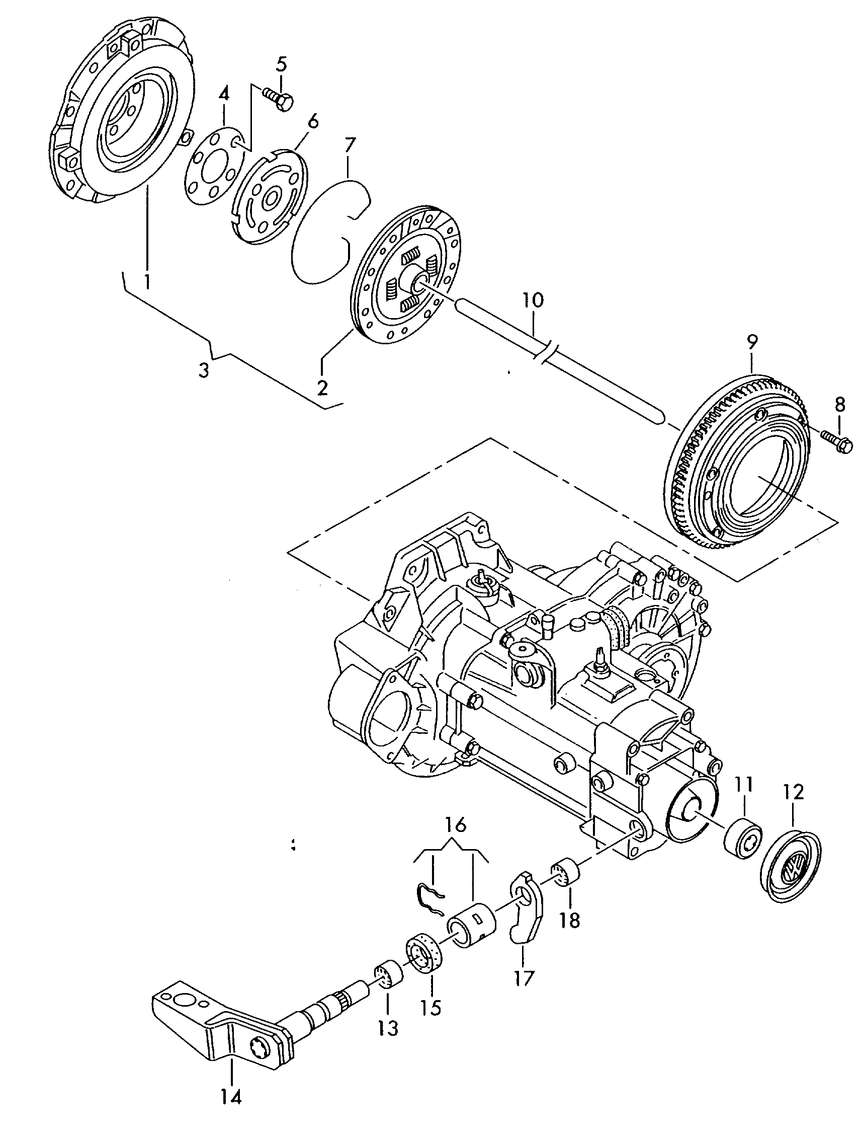 Seat 038 141 025 L - Coupling: 1 pcs. autospares.lv