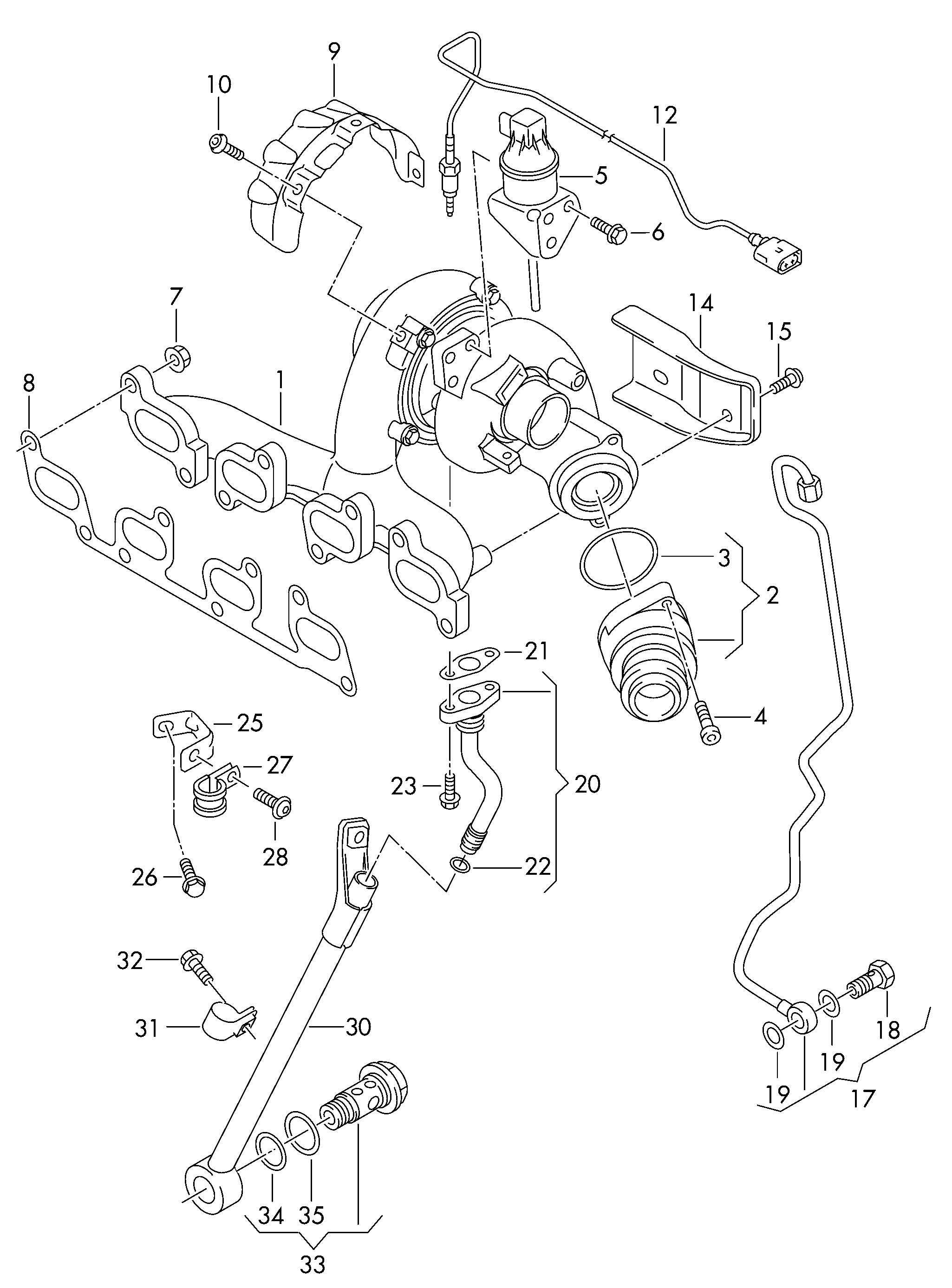 Seat 03L 253 039 E - Gasket, exhaust manifold autospares.lv