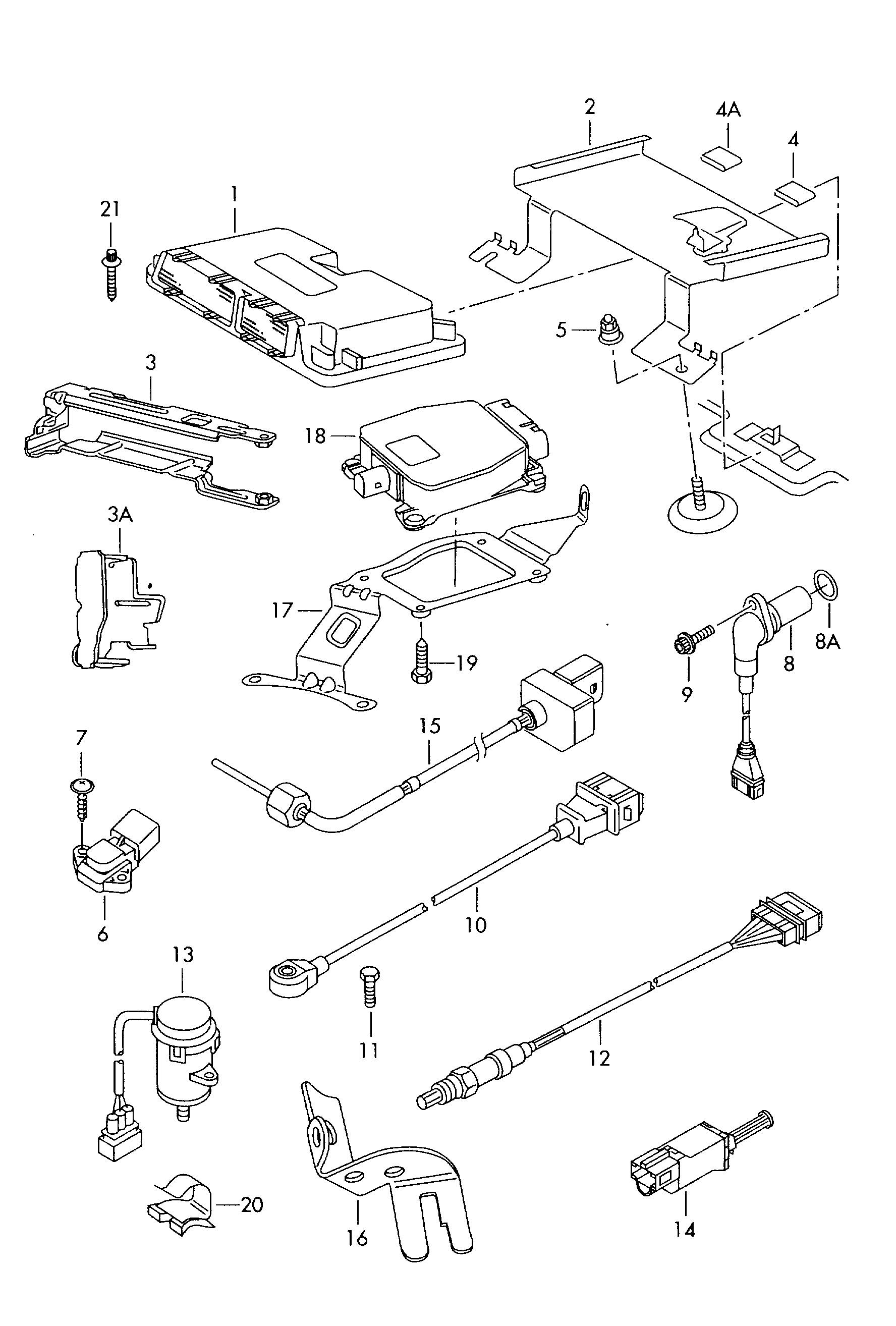 VW 03E 906 262 B - Lambda Sensor autospares.lv