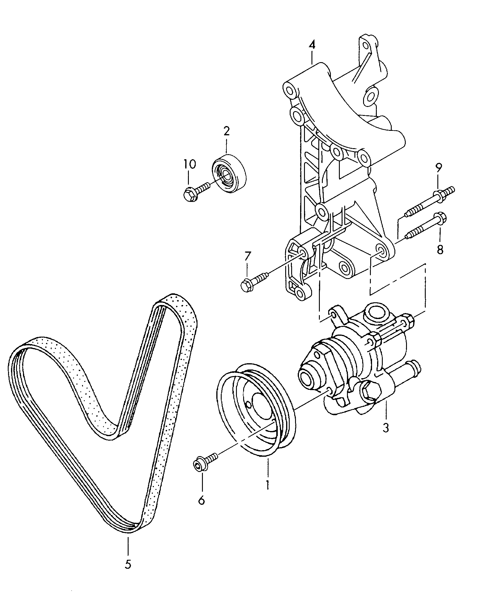 Seat 047 903 137 G - V-Ribbed Belt autospares.lv