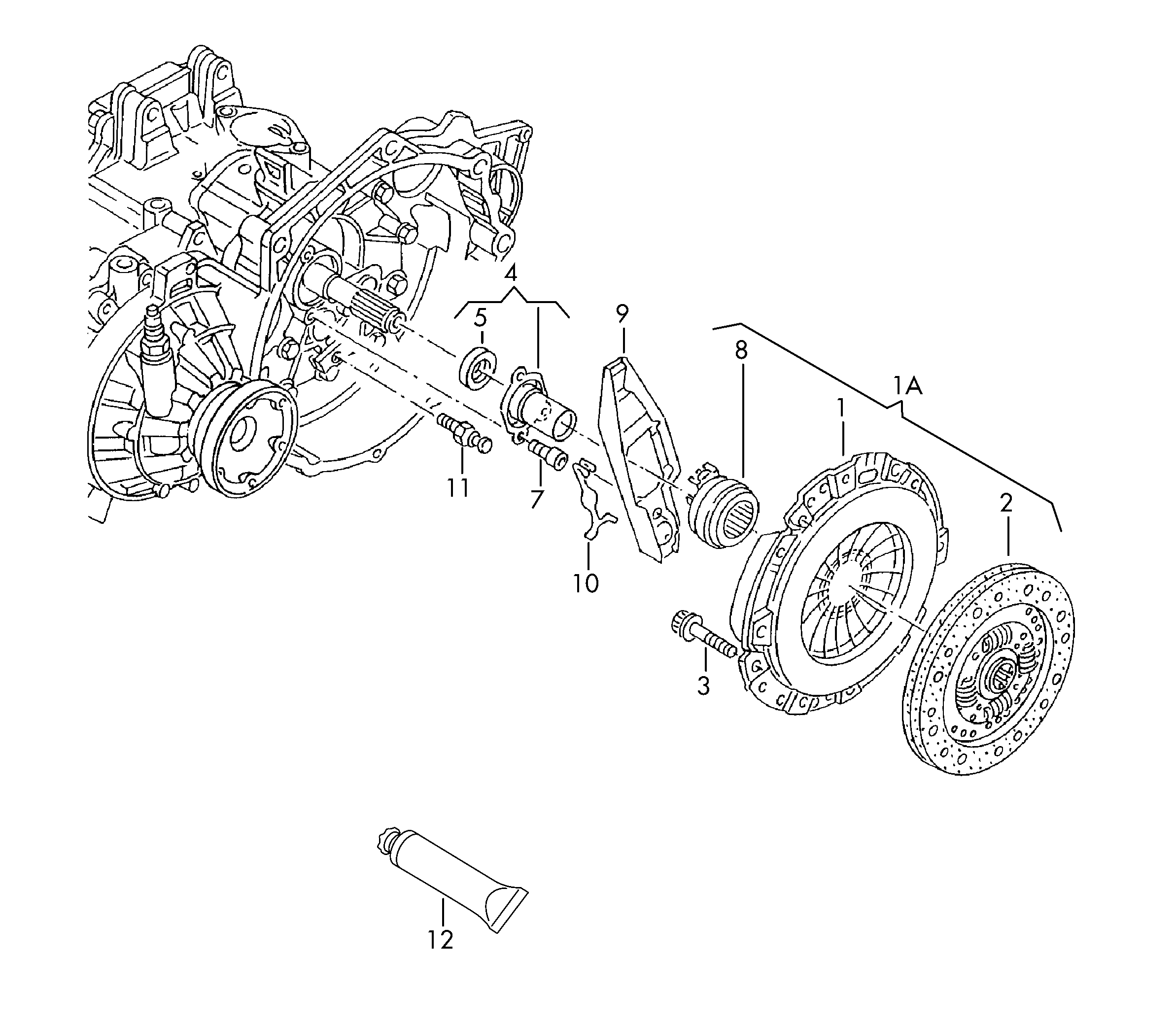 Seat 03P141031 - Coupling: 1 pcs. autospares.lv