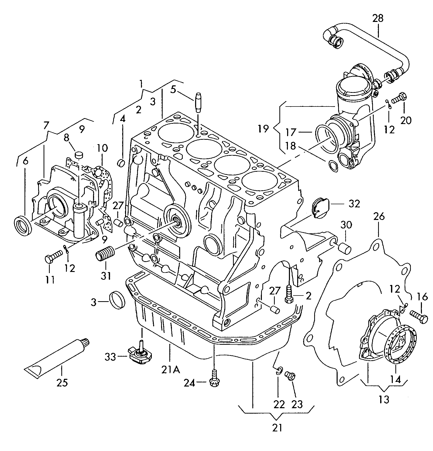 VW D 176 600 M1 - Gasket, housing cover (crankcase) autospares.lv