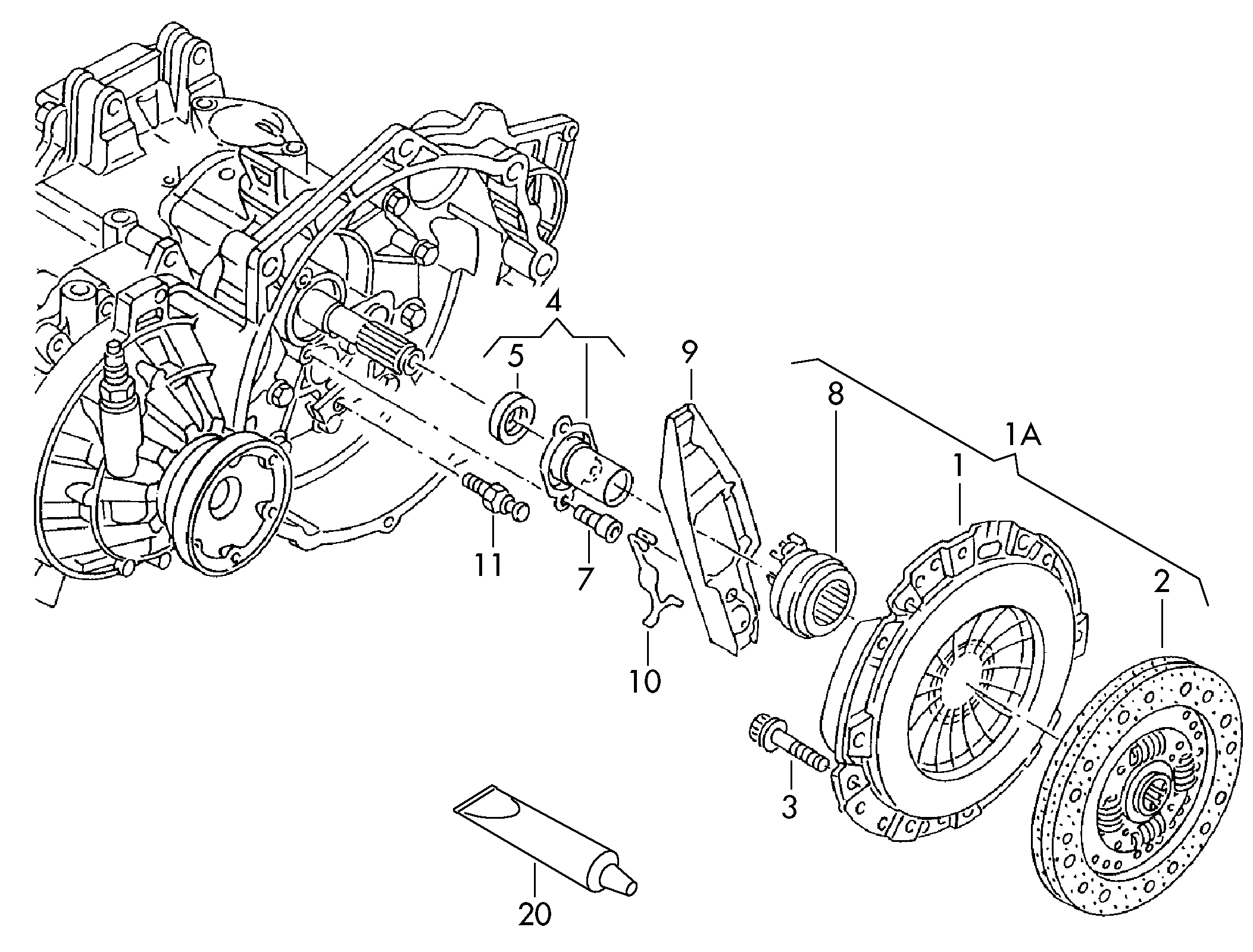 AUDI 03L 141 032 A - Coupling: 1 pcs. autospares.lv