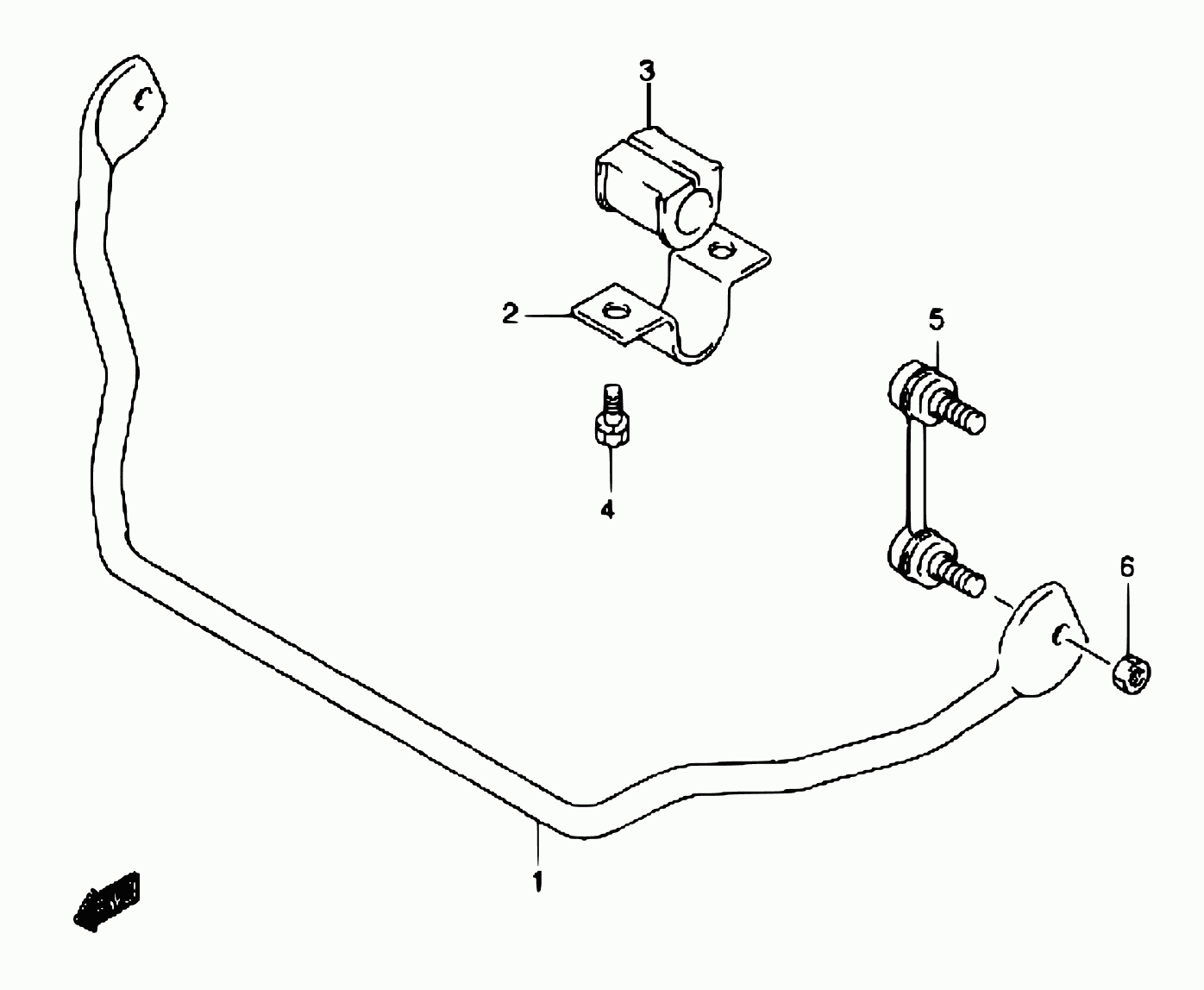 Suzuki 42420-82A10 - 109 - front stabilizer: 2 pcs. autospares.lv