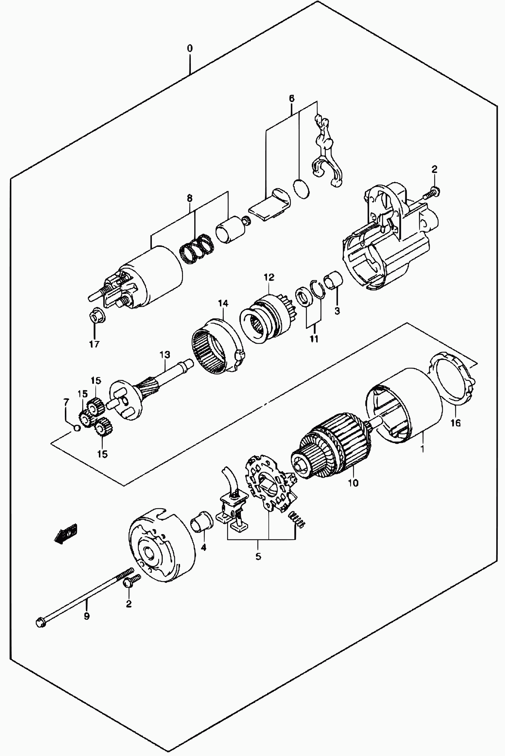 NISSAN 31100-84A00 - 84 - starting motor (diesel): 1 pcs. autospares.lv