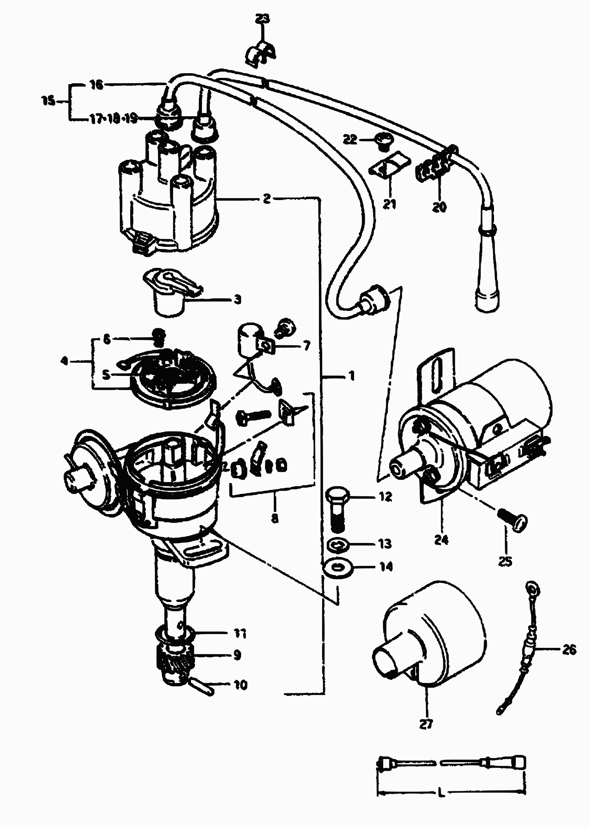 Suzuki 33700-80011 - 44 - distributor: 1 pcs. autospares.lv