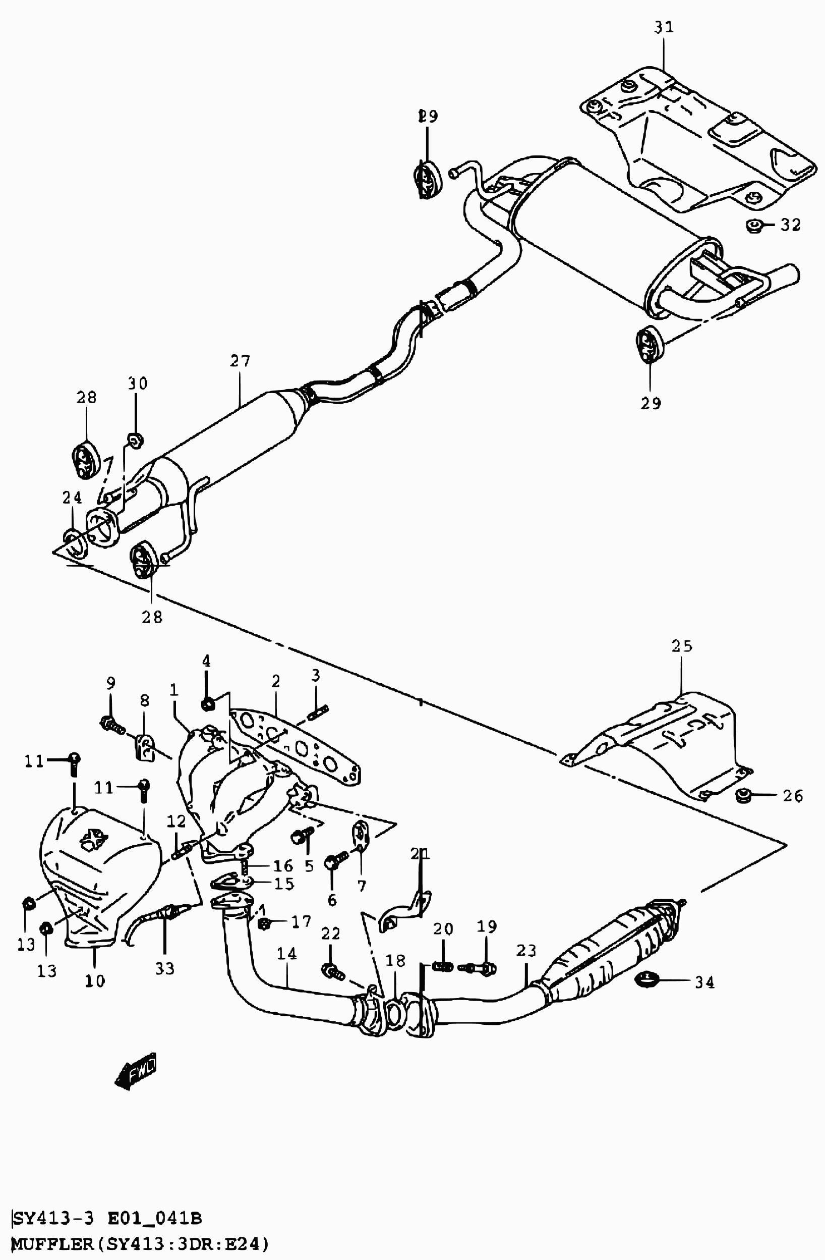 Bedford 18213-57B10 - Lambda Sensor autospares.lv