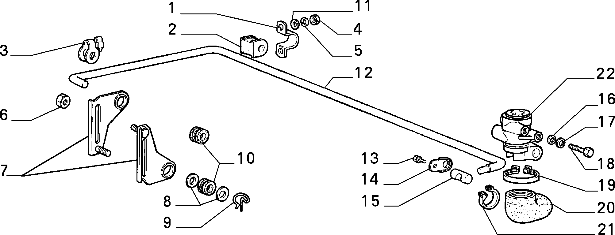 FIAT 1315251080 - Brake Power Regulator autospares.lv