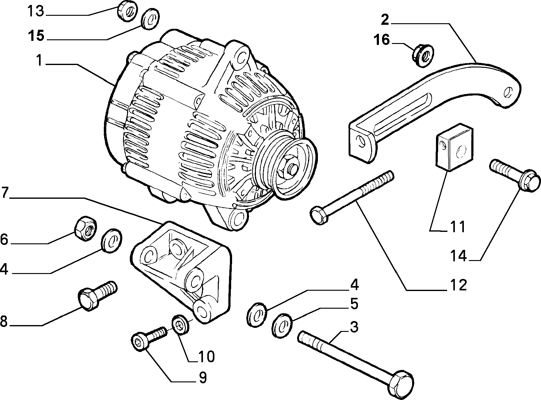 FIAT 98490185 - Current generation (var.: 1/rev.: 0): 01 pcs. autospares.lv