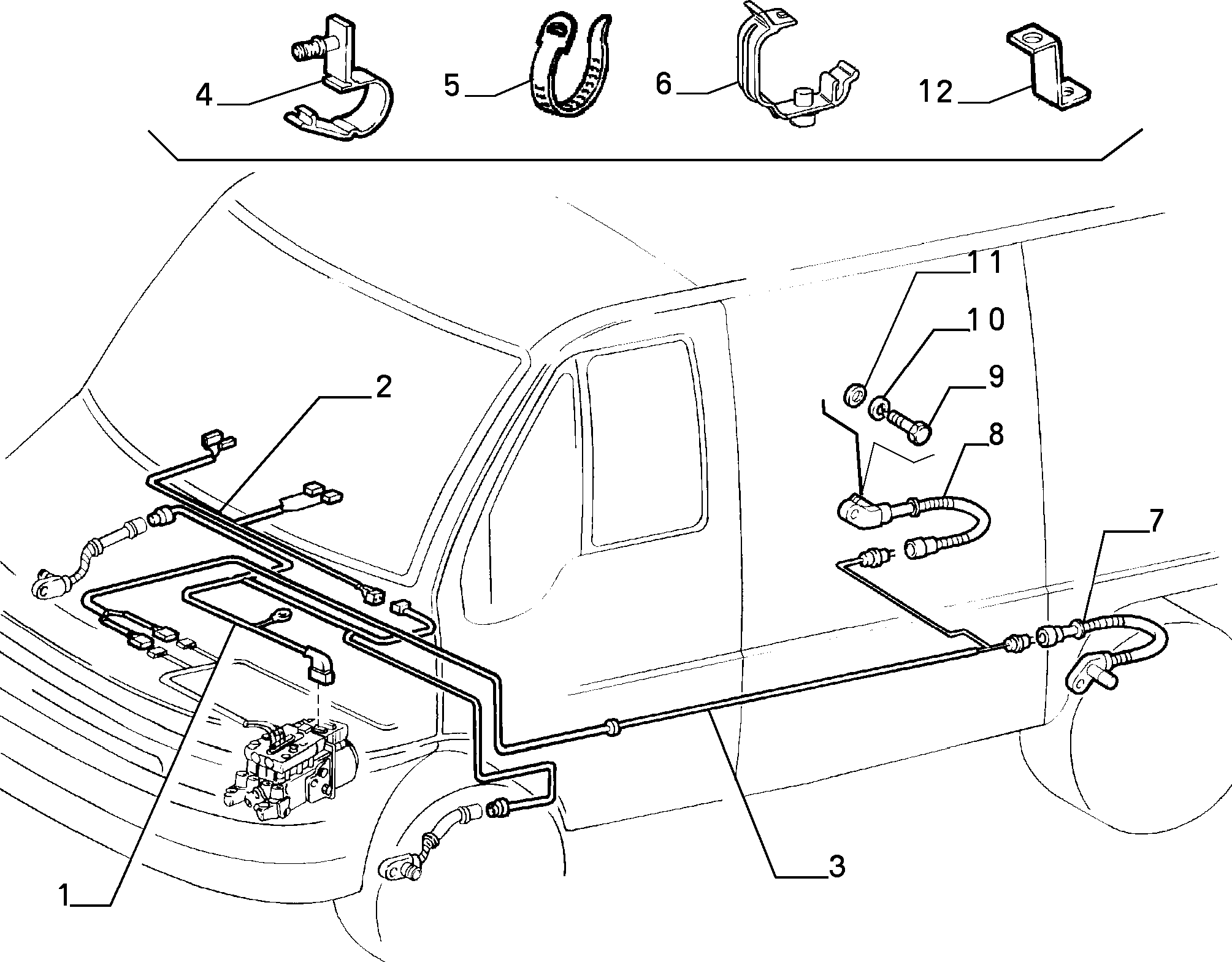 Scania 10571574 - Hydraulic brake control with antiskid (var.: 8/rev.: 0): 04 pcs. autospares.lv