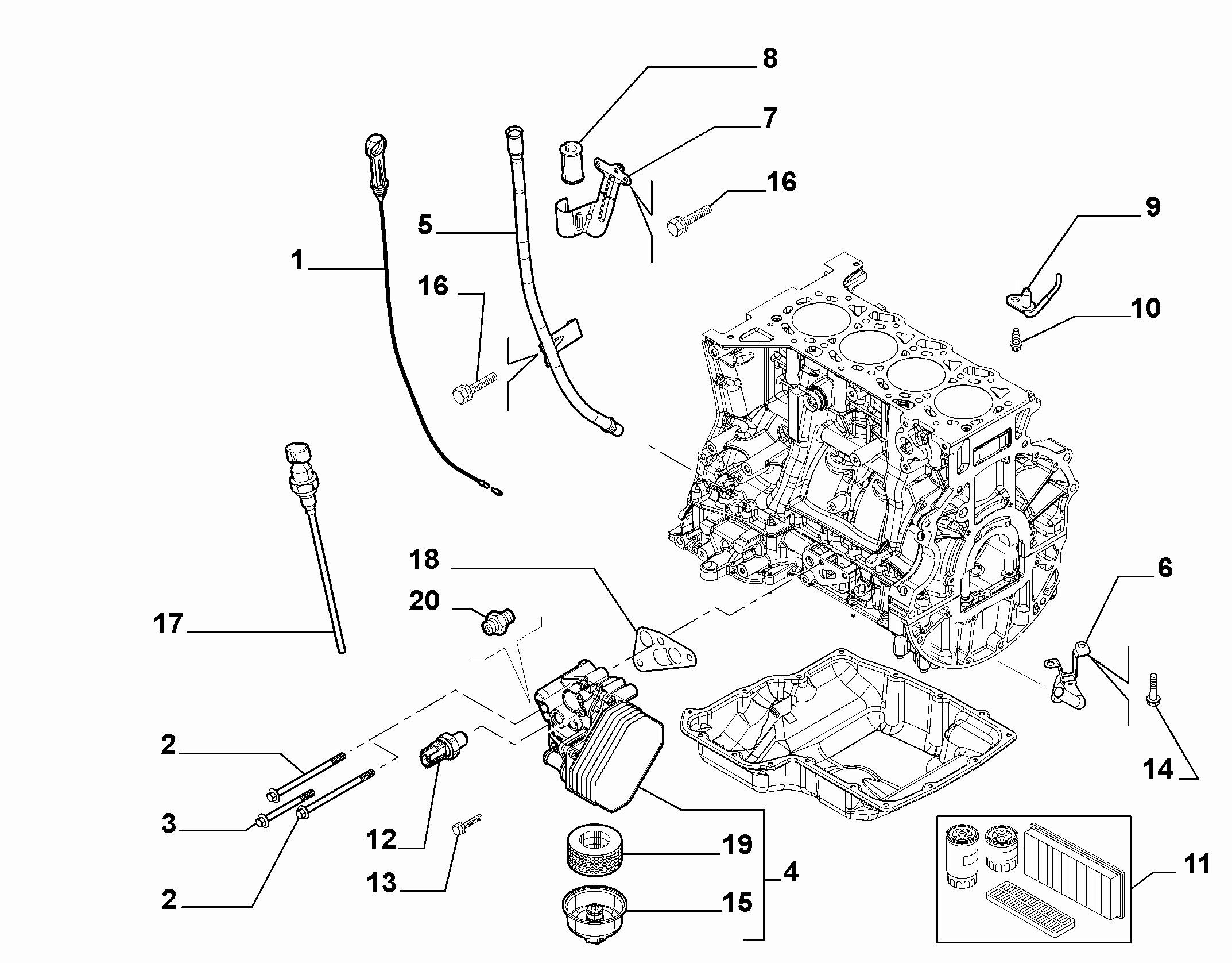 CITROËN 9662282580 - Oil Filter autospares.lv