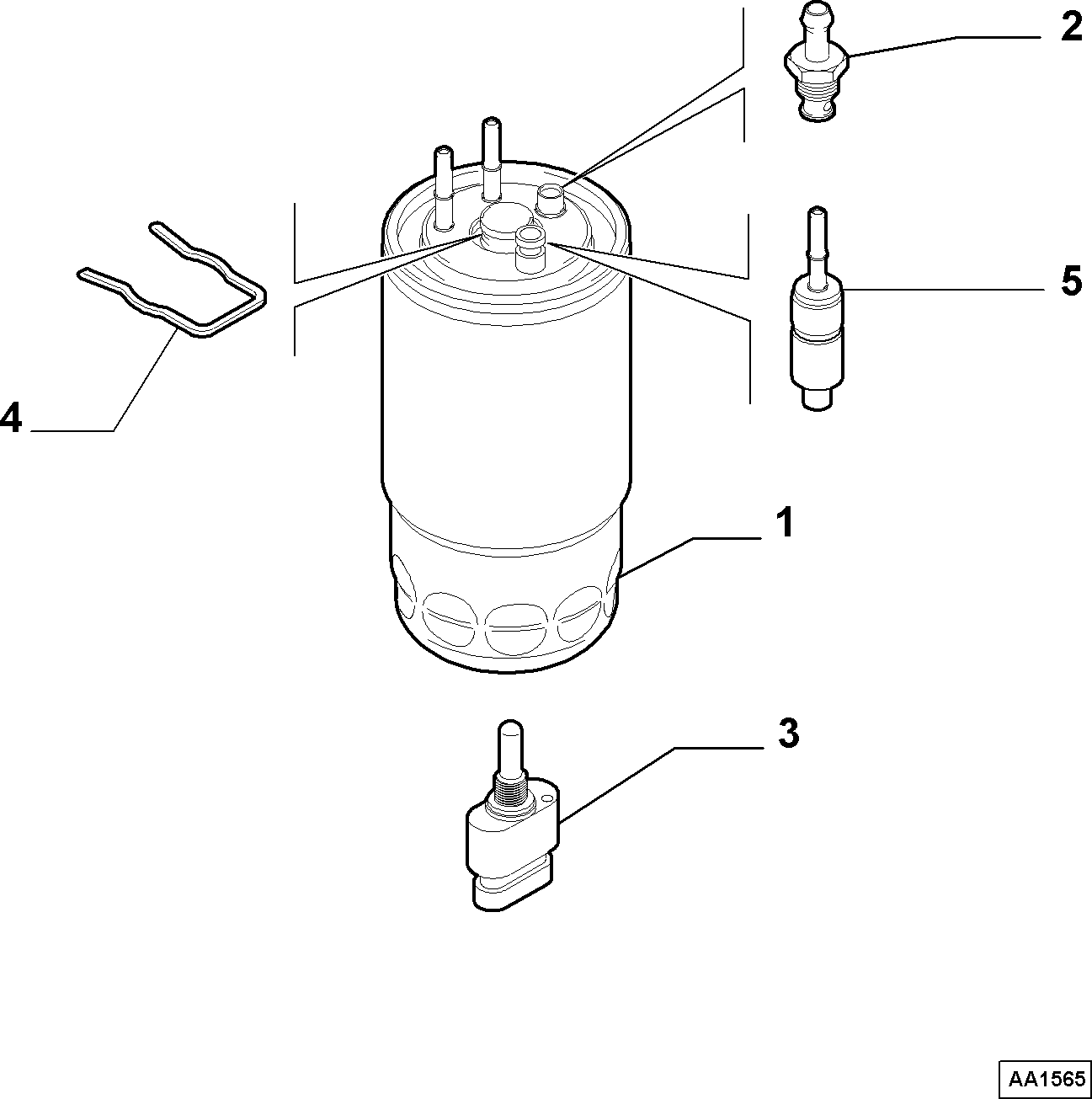 FIAT 77363659 - Water Sensor, fuel system autospares.lv