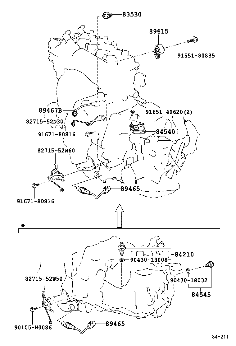 TOYOTA 89465-52740 - Lambda Sensor autospares.lv