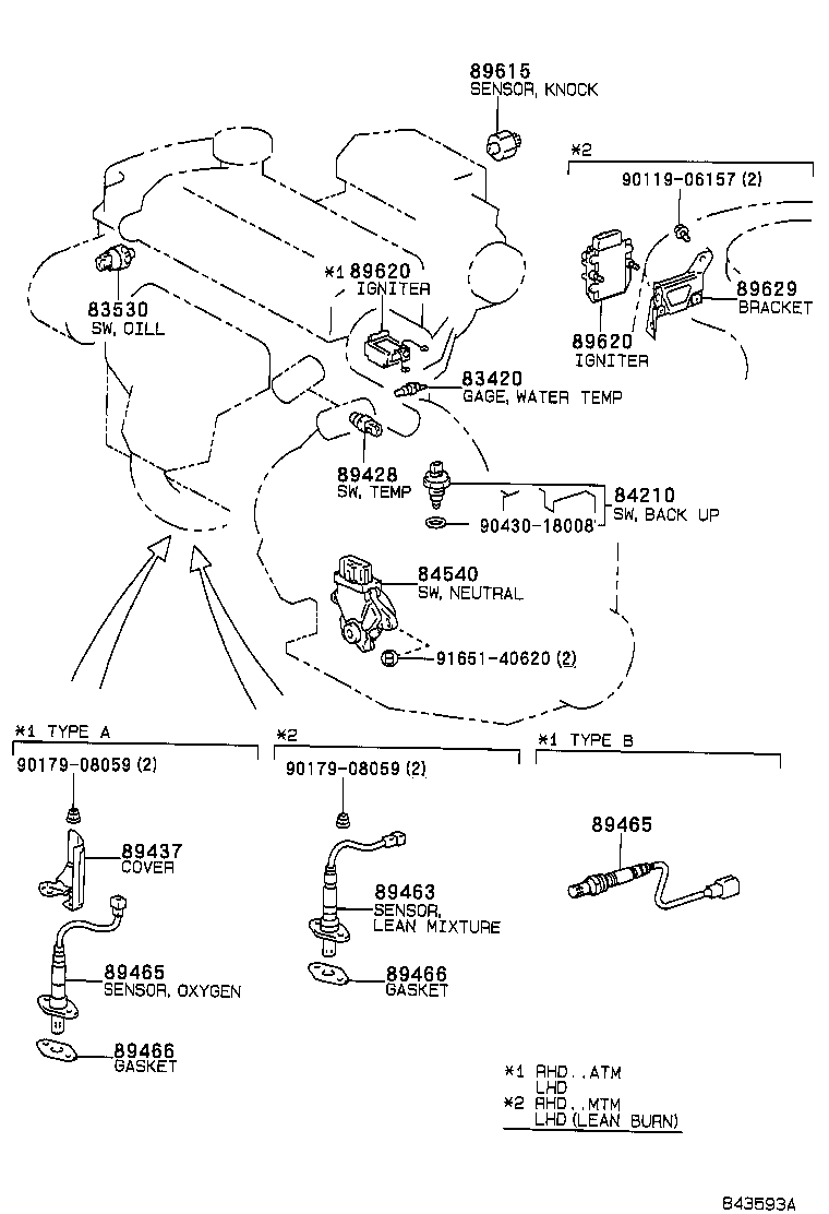 TOYOTA 89465-20300 - Lambda Sensor autospares.lv