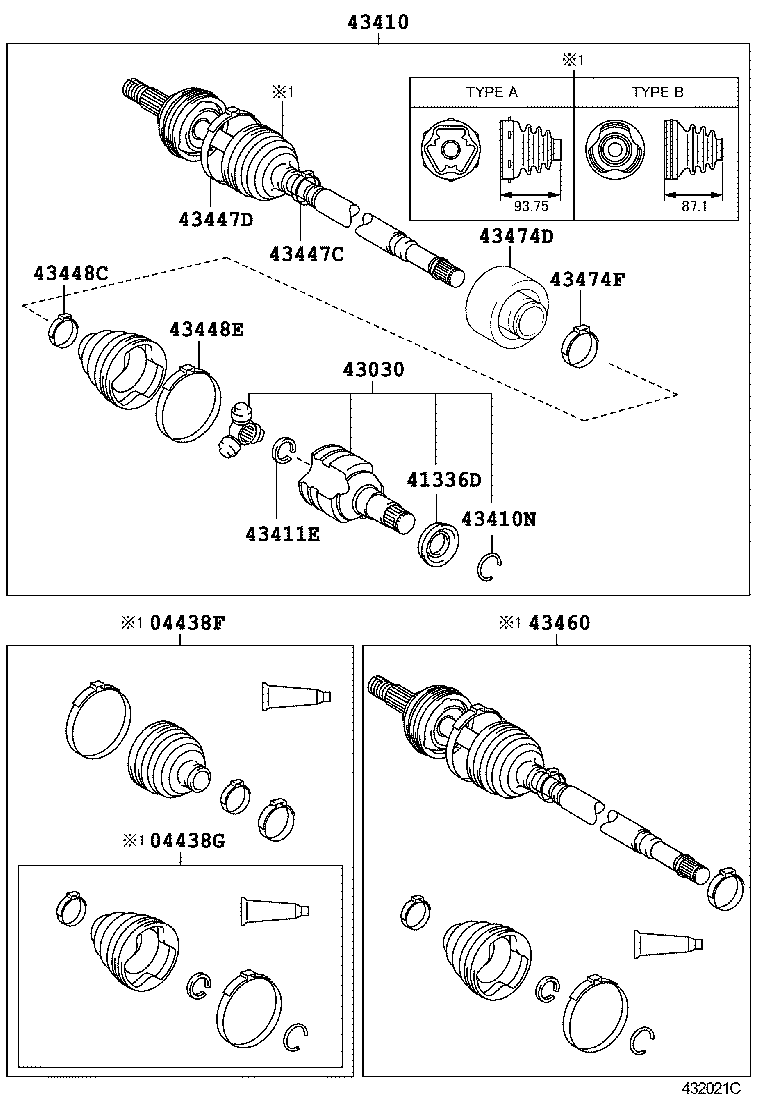 Berliet 044270D050 - Front drive shaft: 01 pcs. autospares.lv