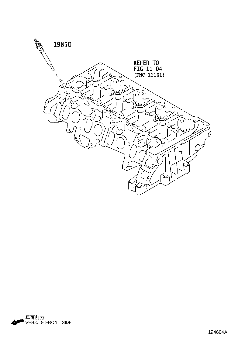 TOYOTA 19850-WA020 - Glow Plug autospares.lv