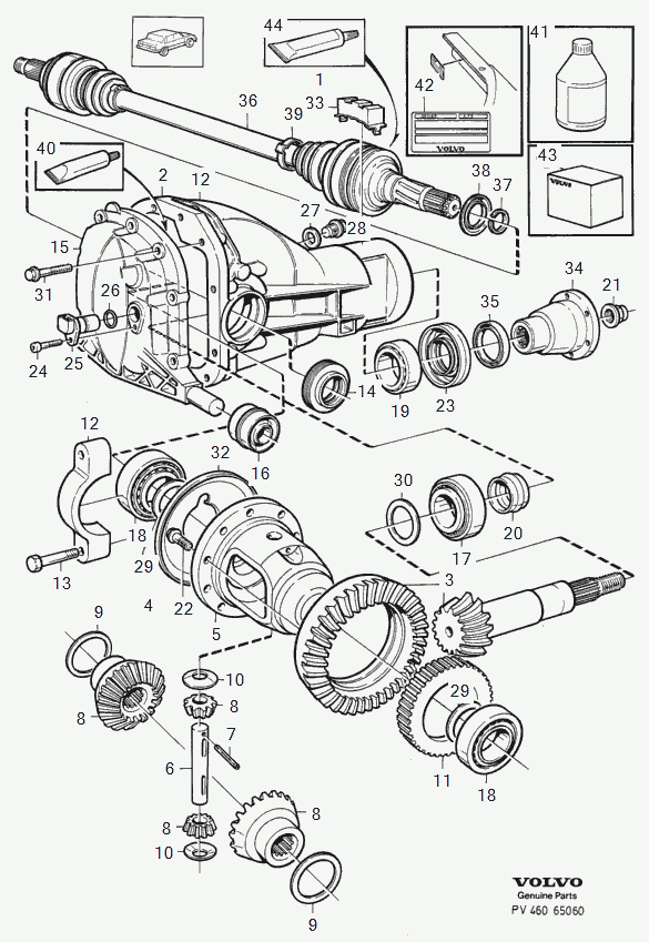 VOLVO 183841 - Roller bearing autospares.lv