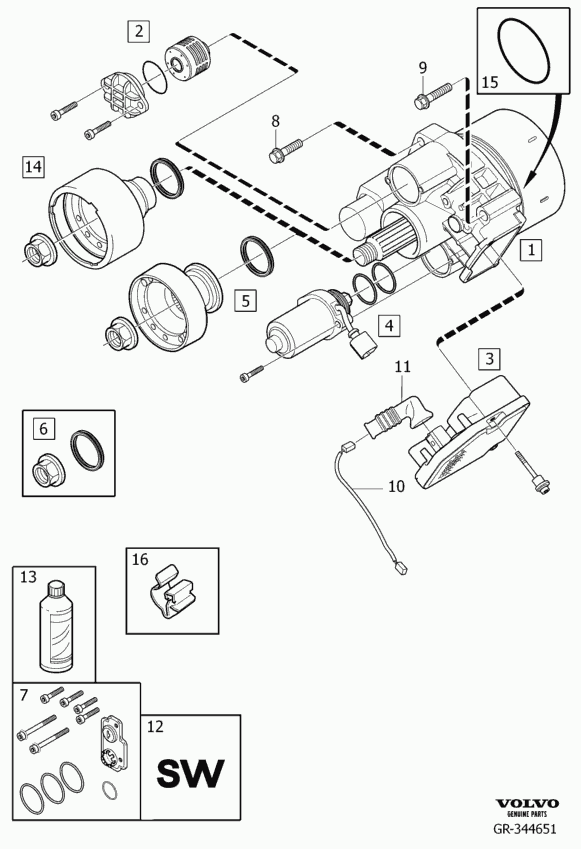 Volvo 31325136 - Oil, all-wheel-drive coupling autospares.lv