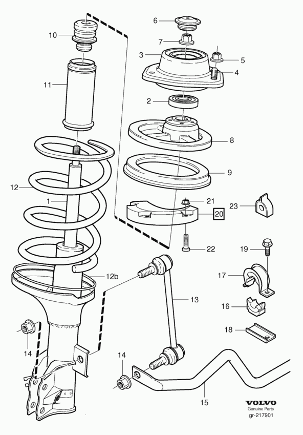 Volvo 30883427 - Front spring suspension comfort: 1.00 pcs. autospares.lv