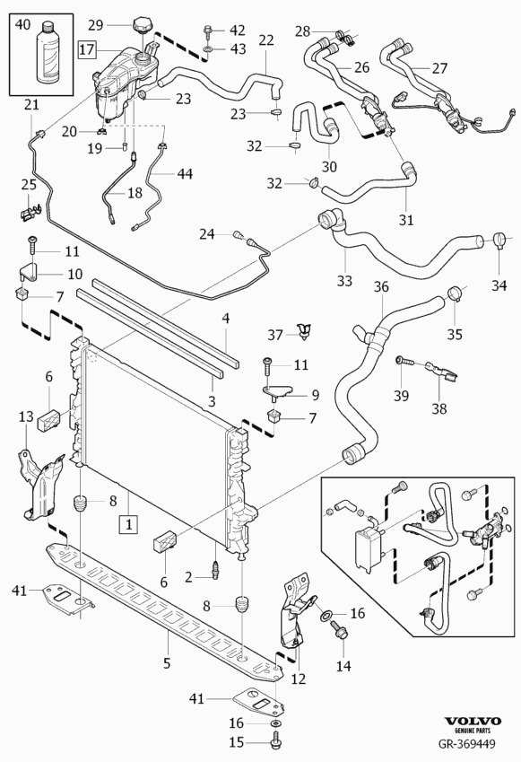 FORD 31368361 - Radiator, engine cooling autospares.lv