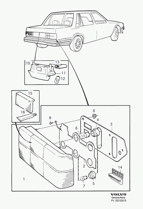 Volvo 1161758 - Gasket, oil sump autospares.lv