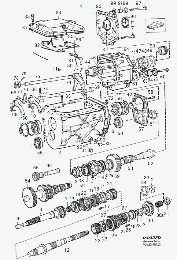 Plymouth 1340628 - Gearbox 1208544, 1208565: 1.00 pcs. autospares.lv