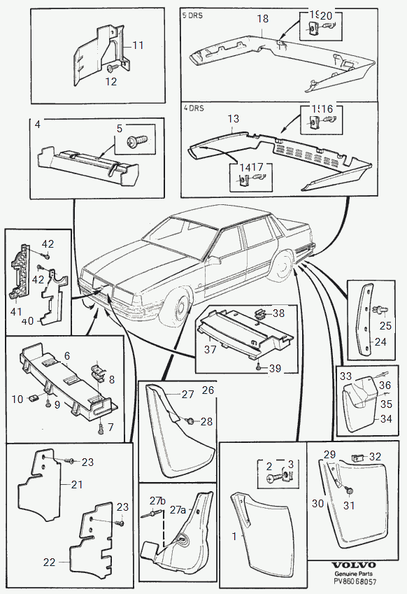 FORD 1 358 536 - Cover plates, air guides, mudflaps 940 1995-: 1.00 pcs. autospares.lv