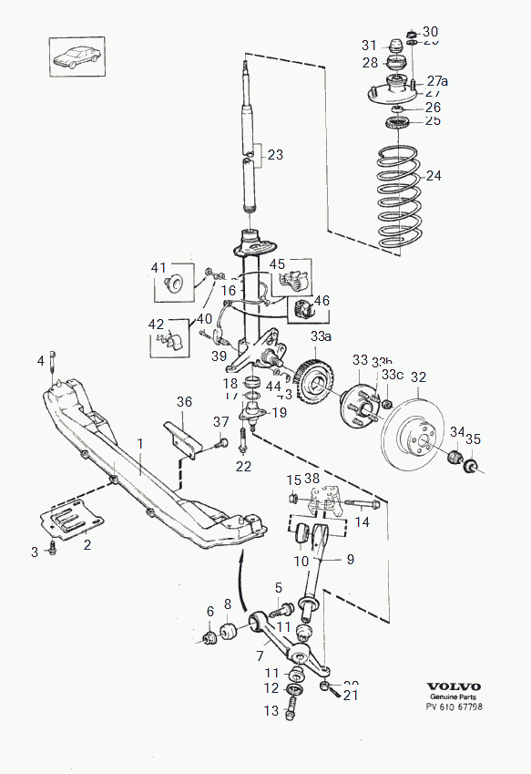 FORD 1387273 - Front axle spring support: 2.00 pcs. autospares.lv