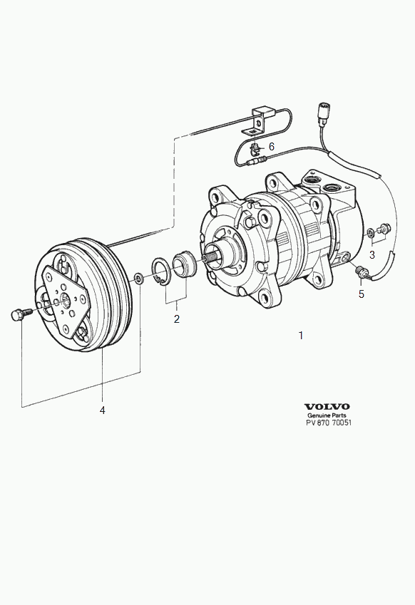 Volvo 9447841 - Compressor 9447841: 1.00 pcs. autospares.lv