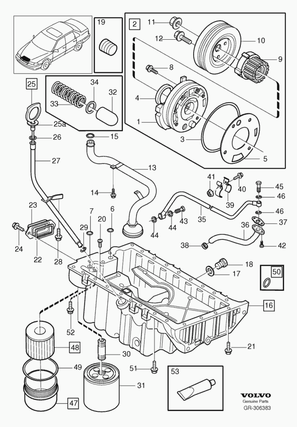 BRAKE PARTS INC. 955973 - Lubricating system turbo -1998: 2.00 pcs. autospares.lv