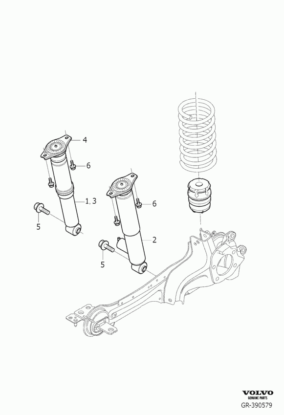 Volvo 31429386 - Mounting, shock absorbers autospares.lv