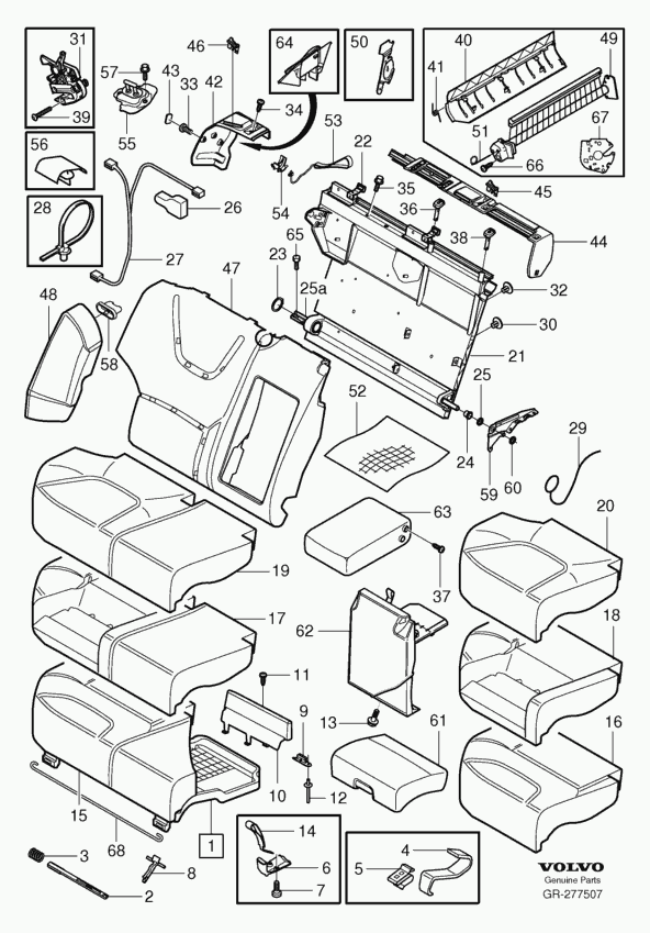 BALDWIN FILTERS 945498 - Rear seat two sectioned right: 1.00 pcs. autospares.lv