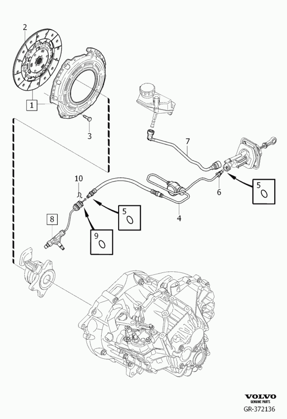 Volvo 31367652 - Mechanical clutch: 1.00 pcs. autospares.lv