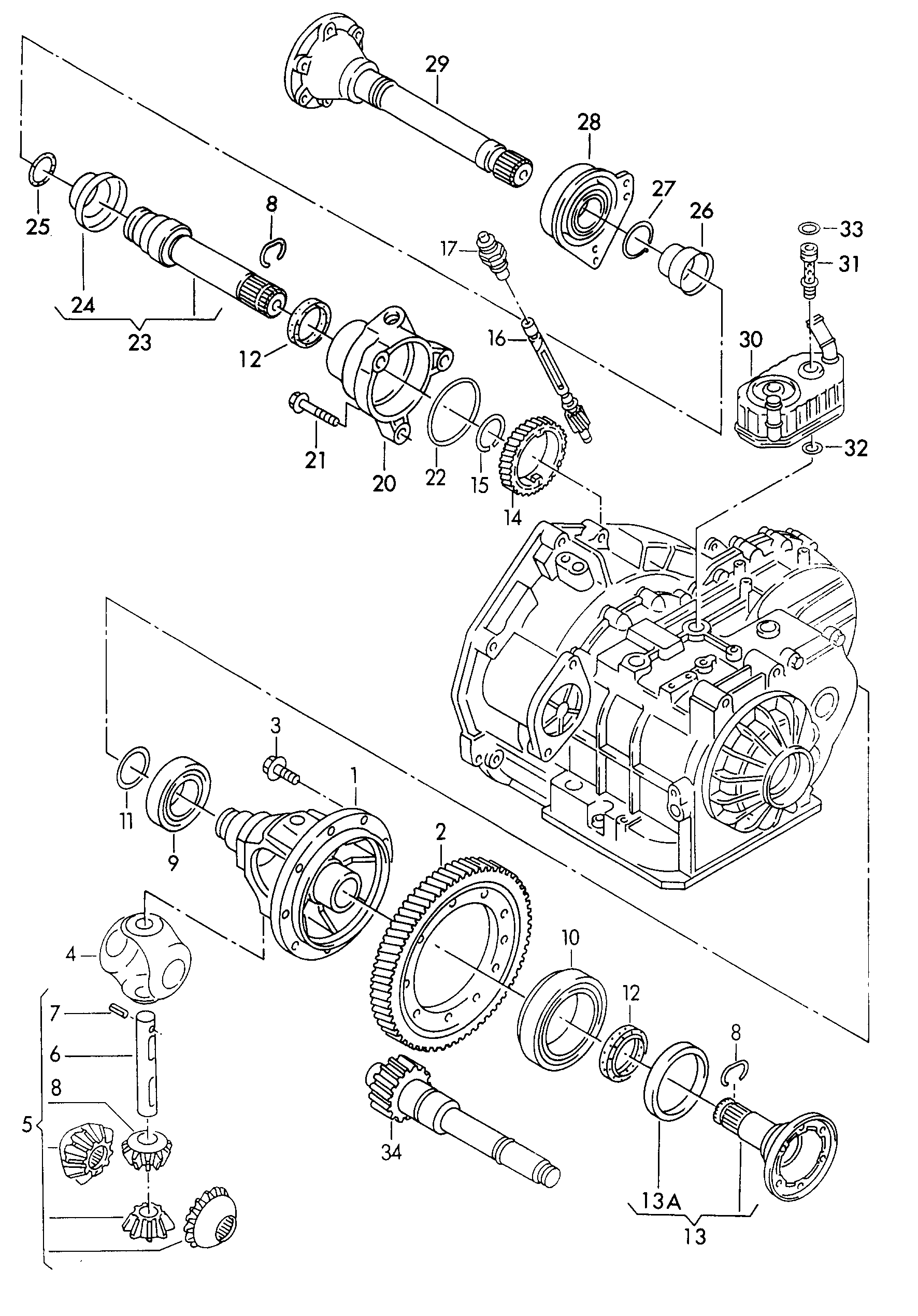 AUDI 068 145 119 - Differential final drive oil cooler for 4-speed automatic gearbo: 1 pcs. autospares.lv