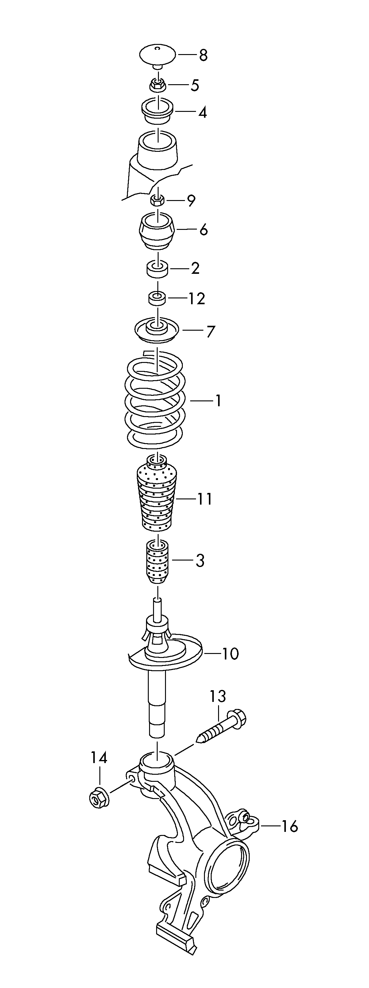 AUDI 6R0413031AJ - Suspension shock absorbers: 2 pcs. autospares.lv