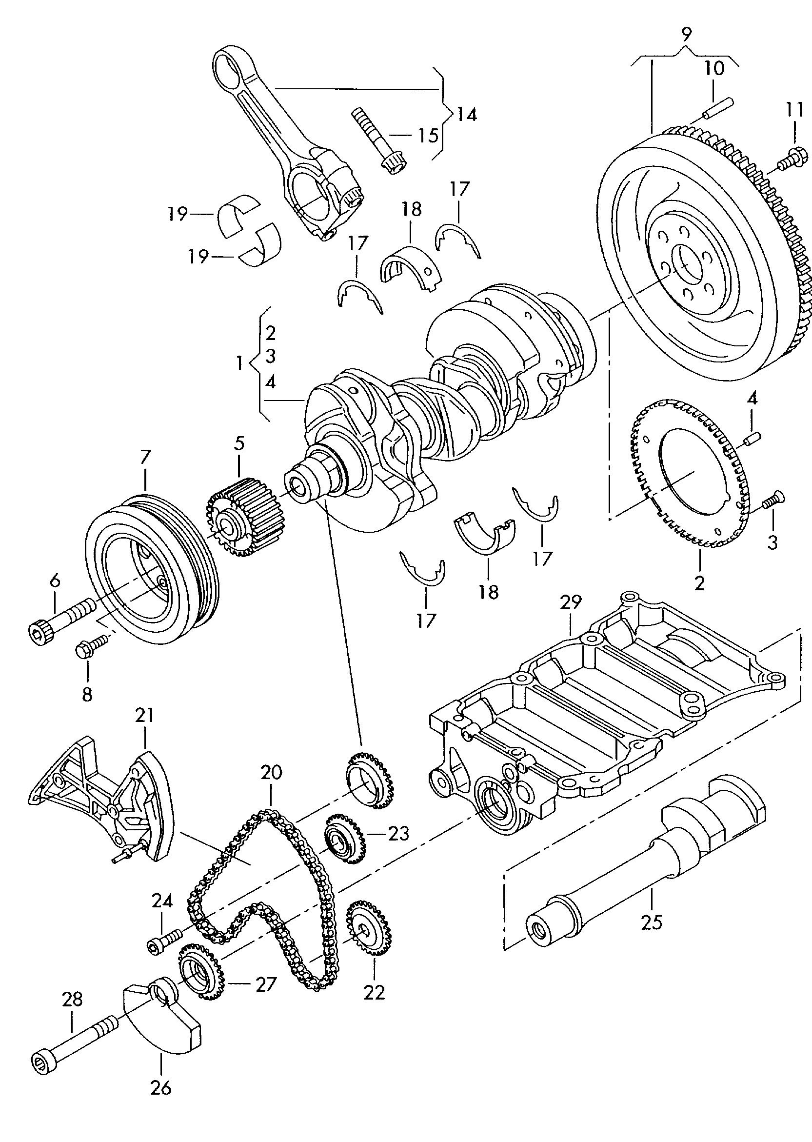 VAG 045 105 243D - Belt Pulley, crankshaft autospares.lv