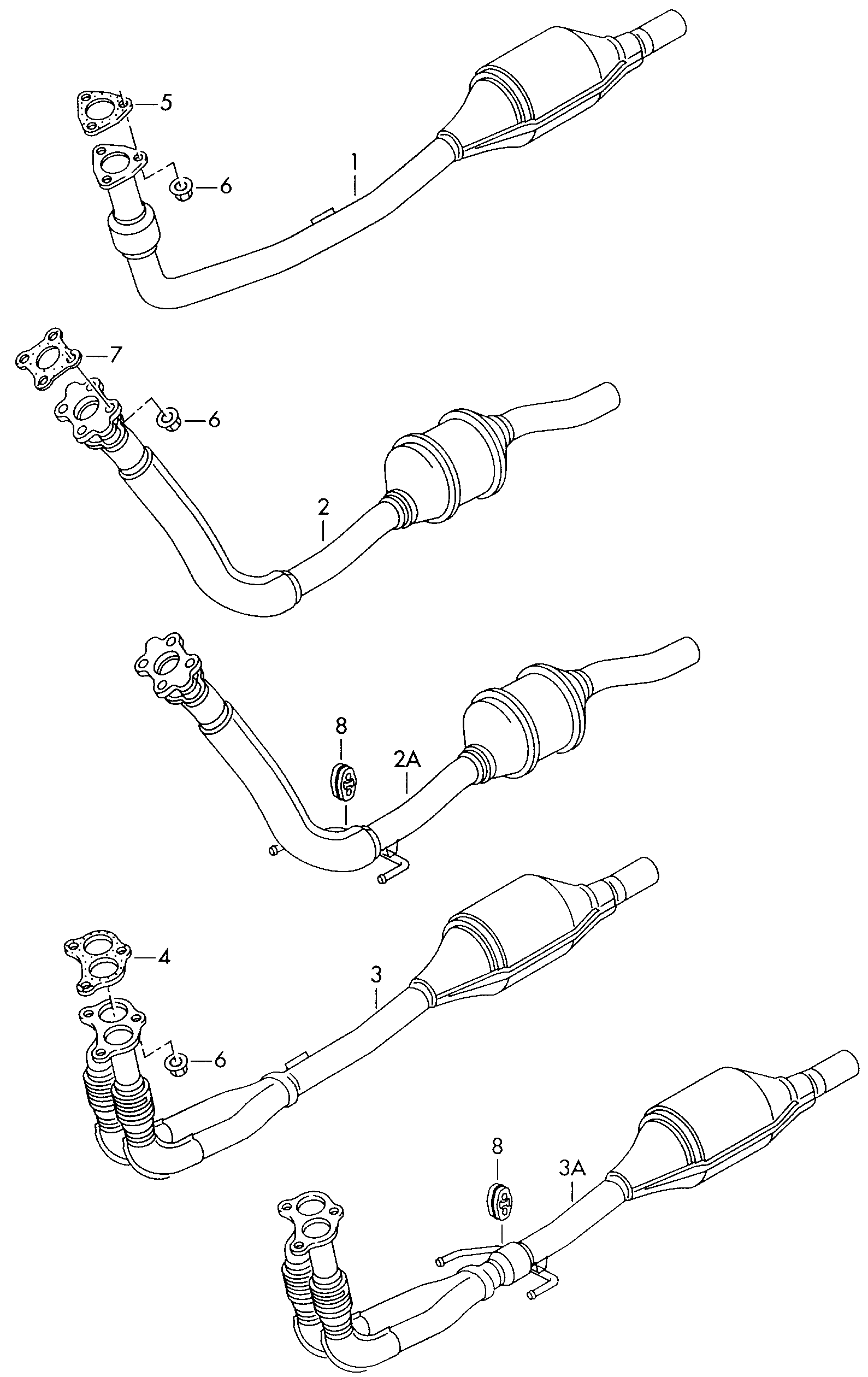 Seat 6N0253208GX - Catalytic Converter autospares.lv