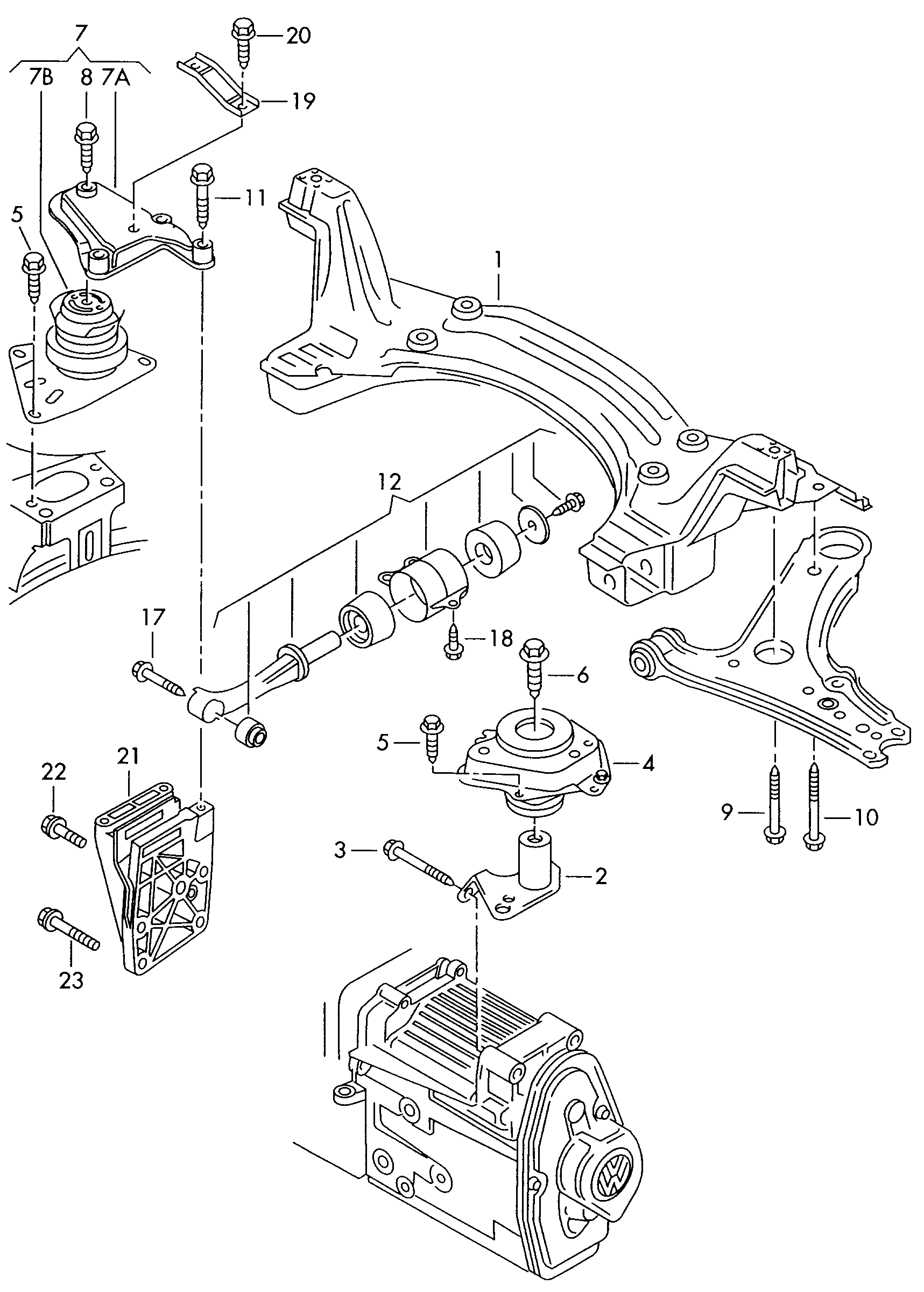 VAG N 102 613 02 - Timing Belt Set autospares.lv