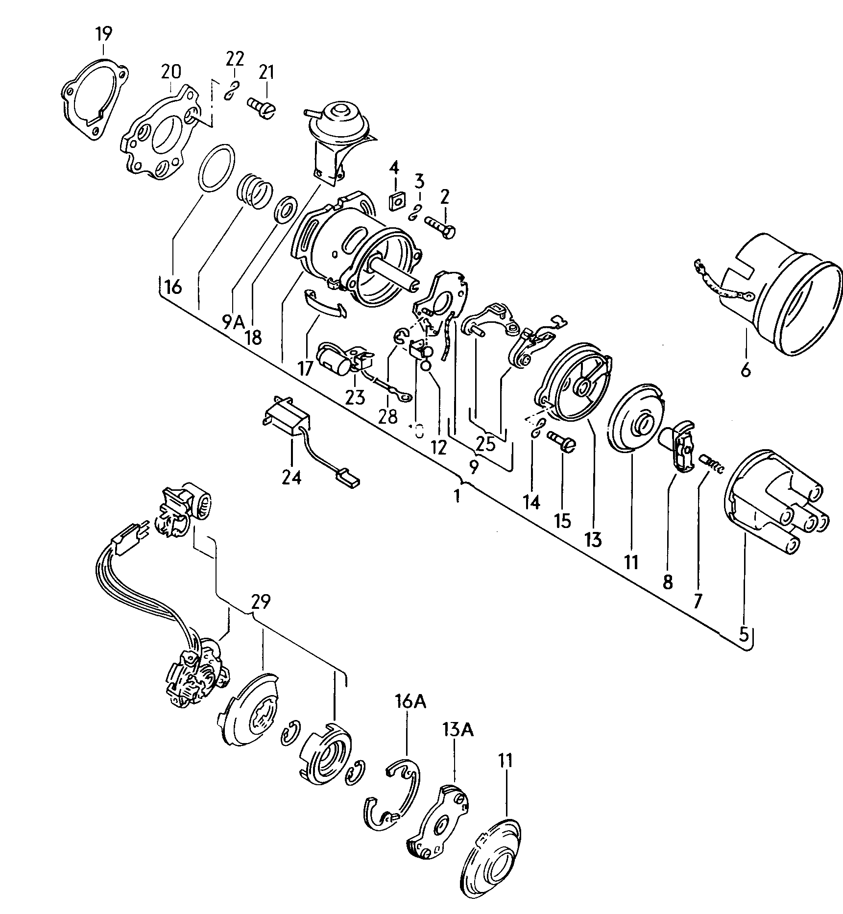 VAG 036 905 225 H - Distributor: 1 pcs. autospares.lv