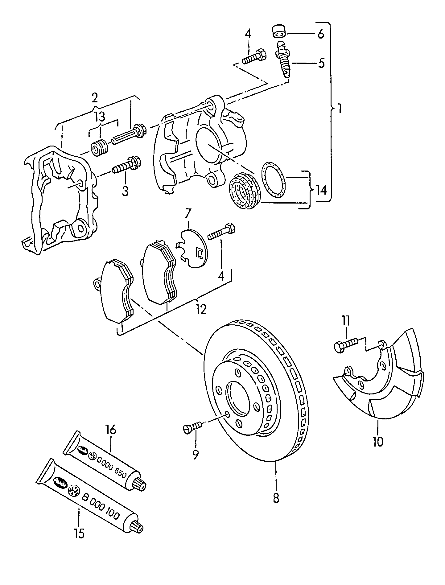 Seat 443615123FX - Disc brake: 1 pcs. autospares.lv