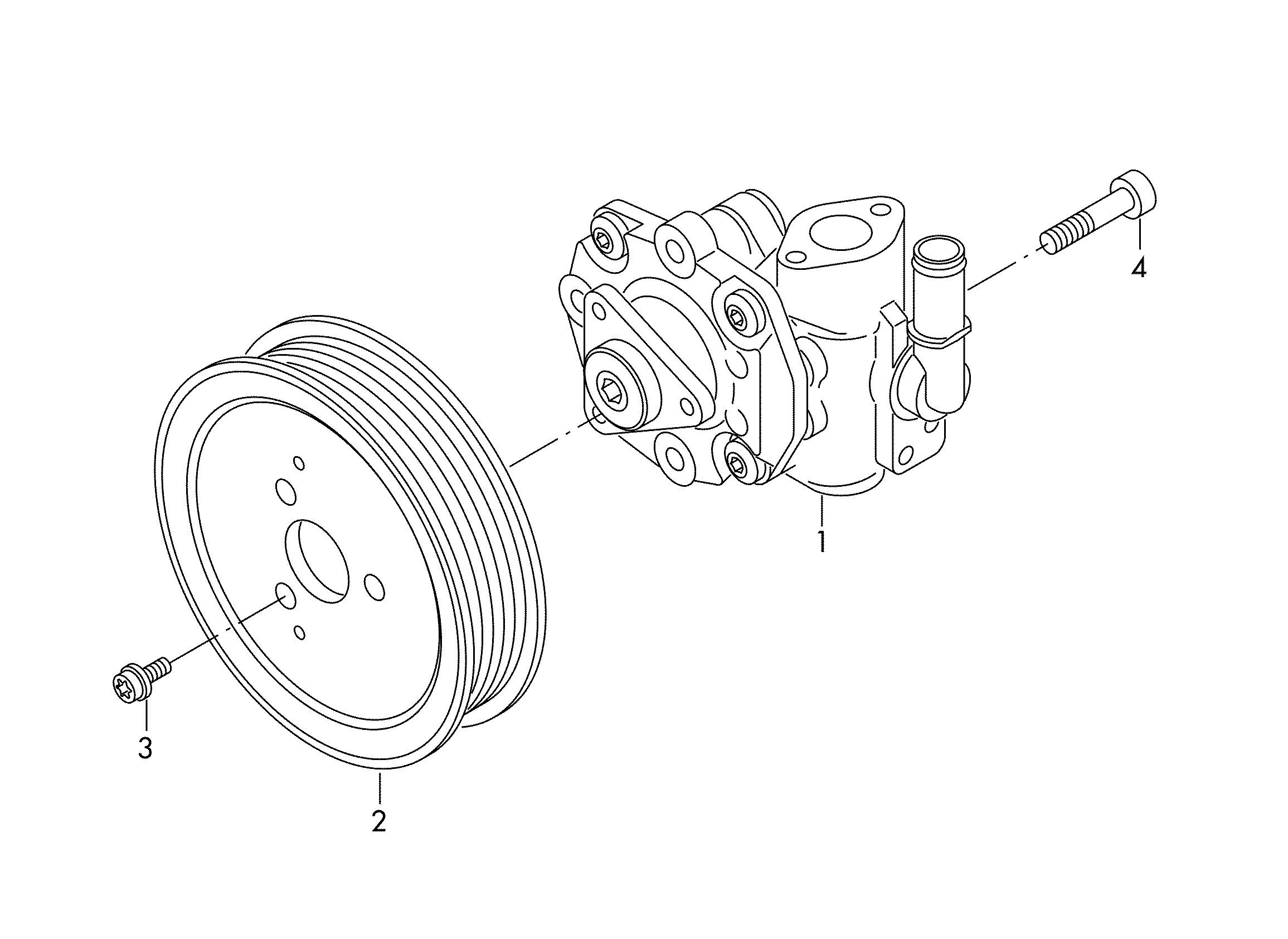 AUDI 7P6422154B - Vane pump for power steering: 1 pcs. autospares.lv