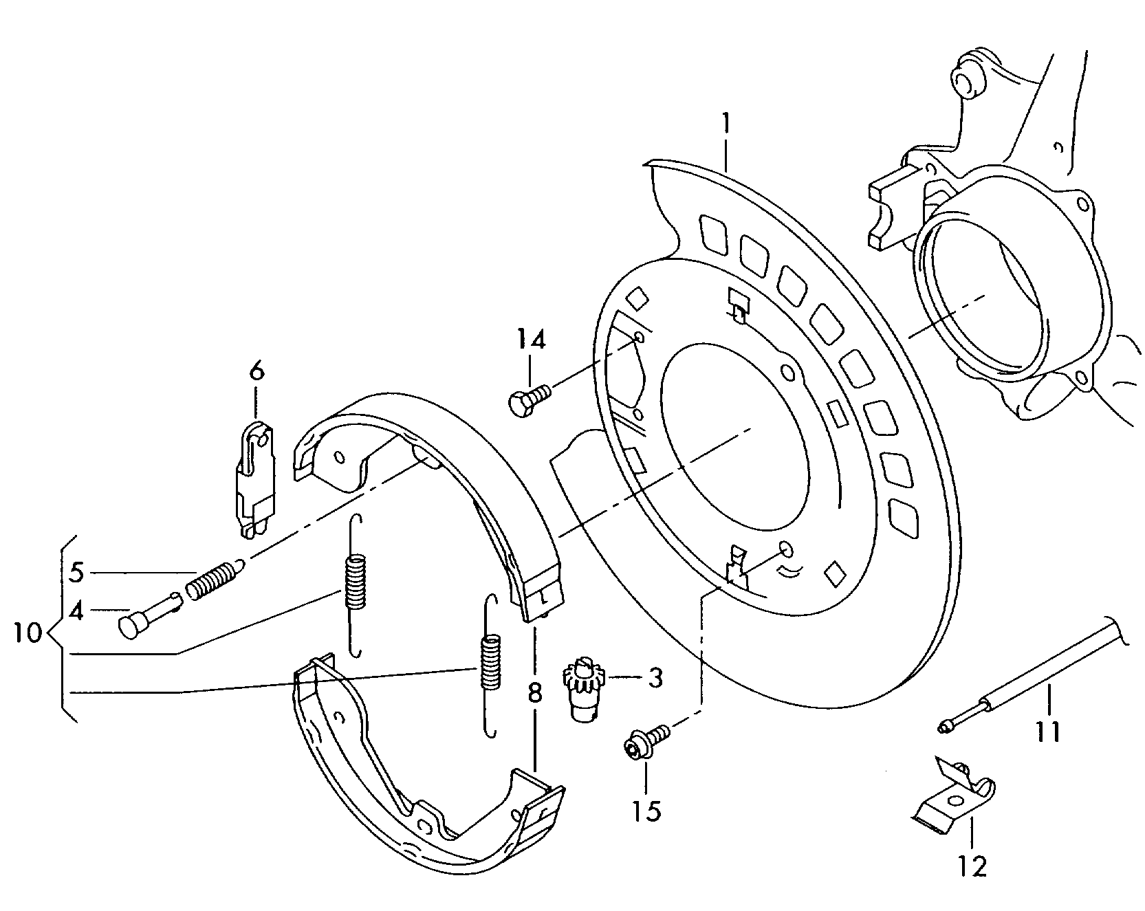 VAG 7L0 698 545 - Foot operated parking brake: 2 pcs. autospares.lv