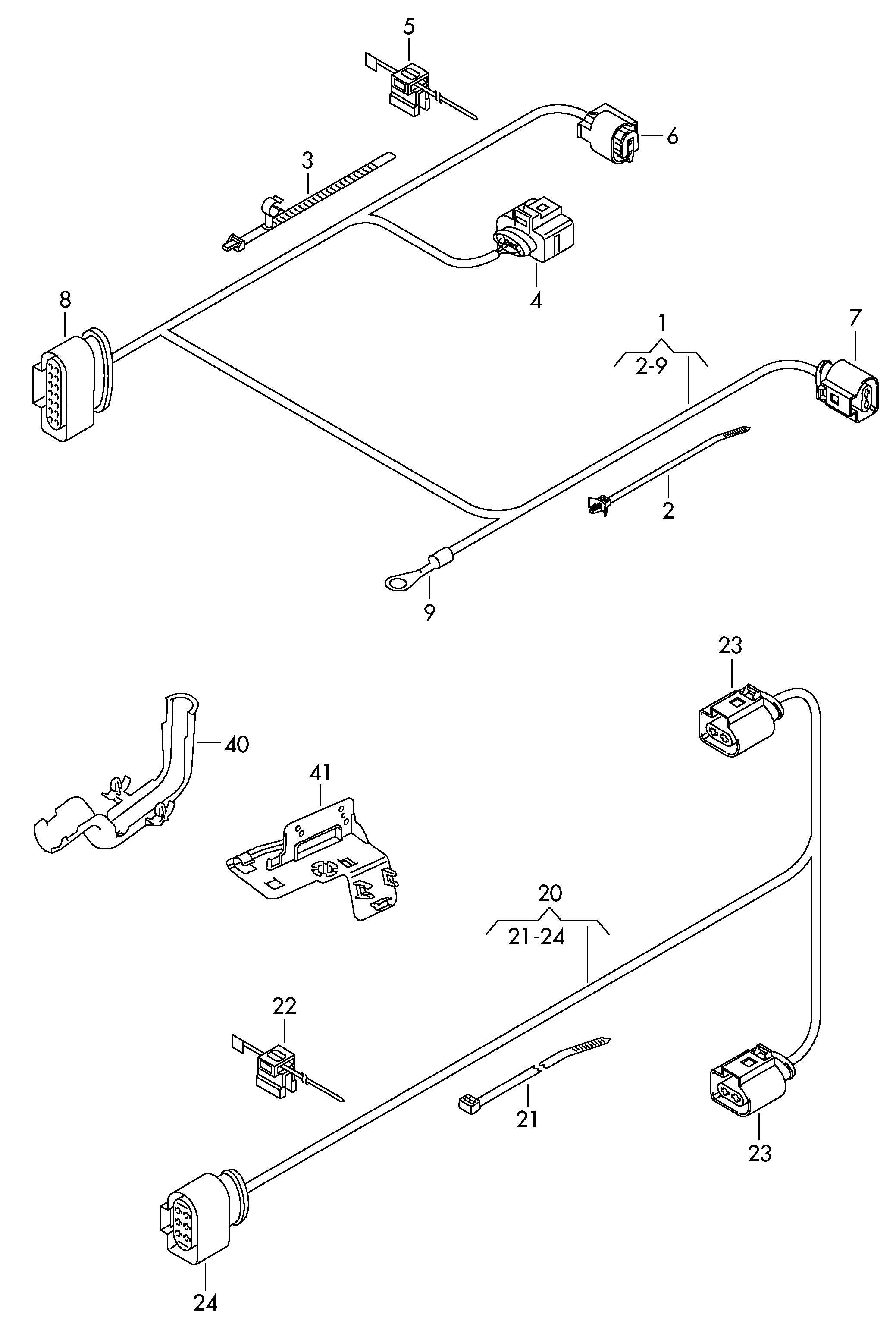 VAG N  10688001 - Clamping Clip autospares.lv